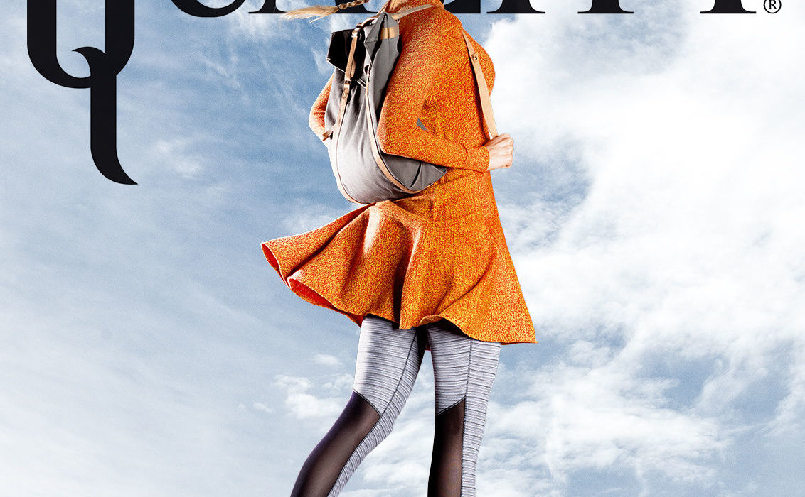 Springendes Model. Mode, fashion, DOMINIKA KRCMARIKOVA, qiality magazine